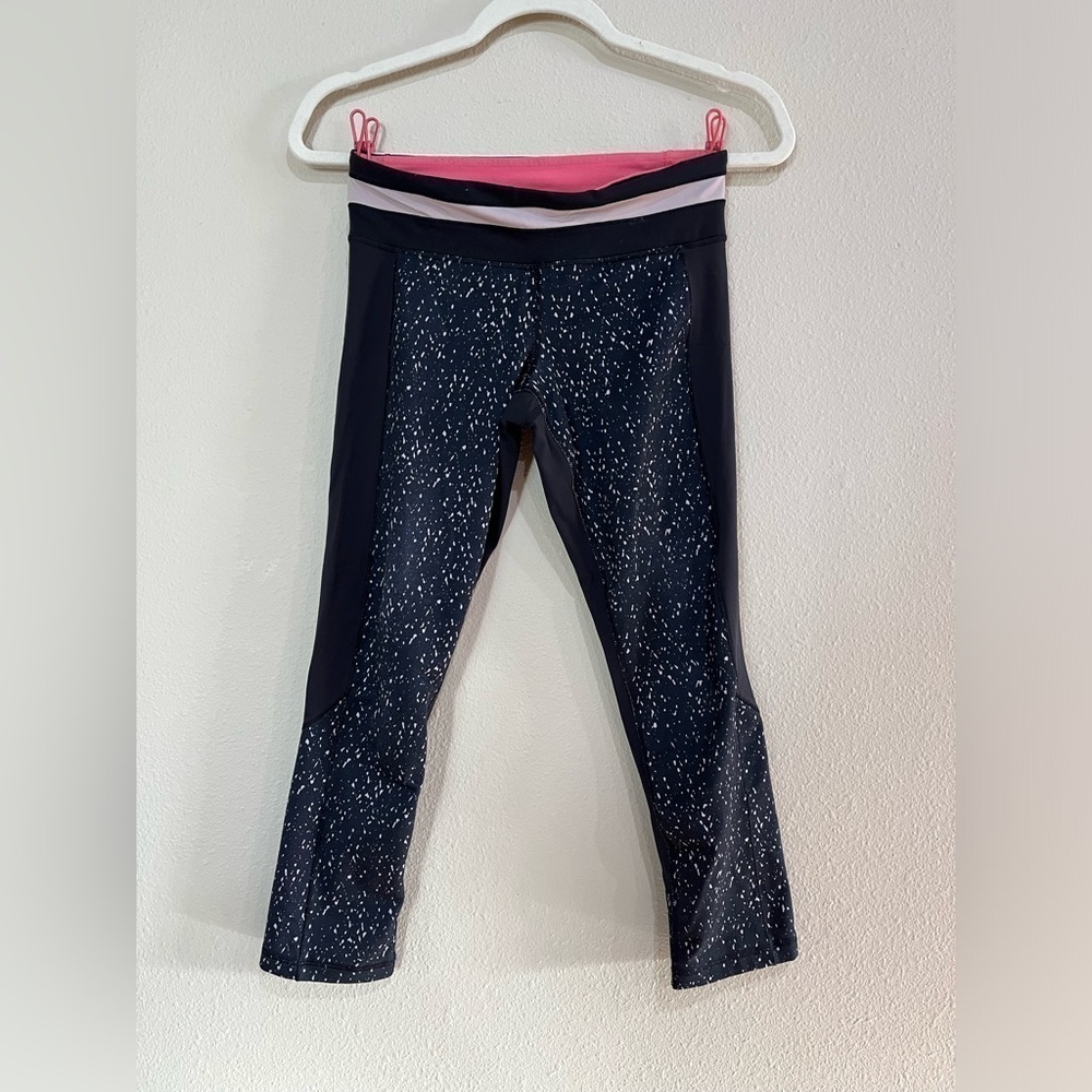 Lululemon Polka Dot Crop Leggings Midrise